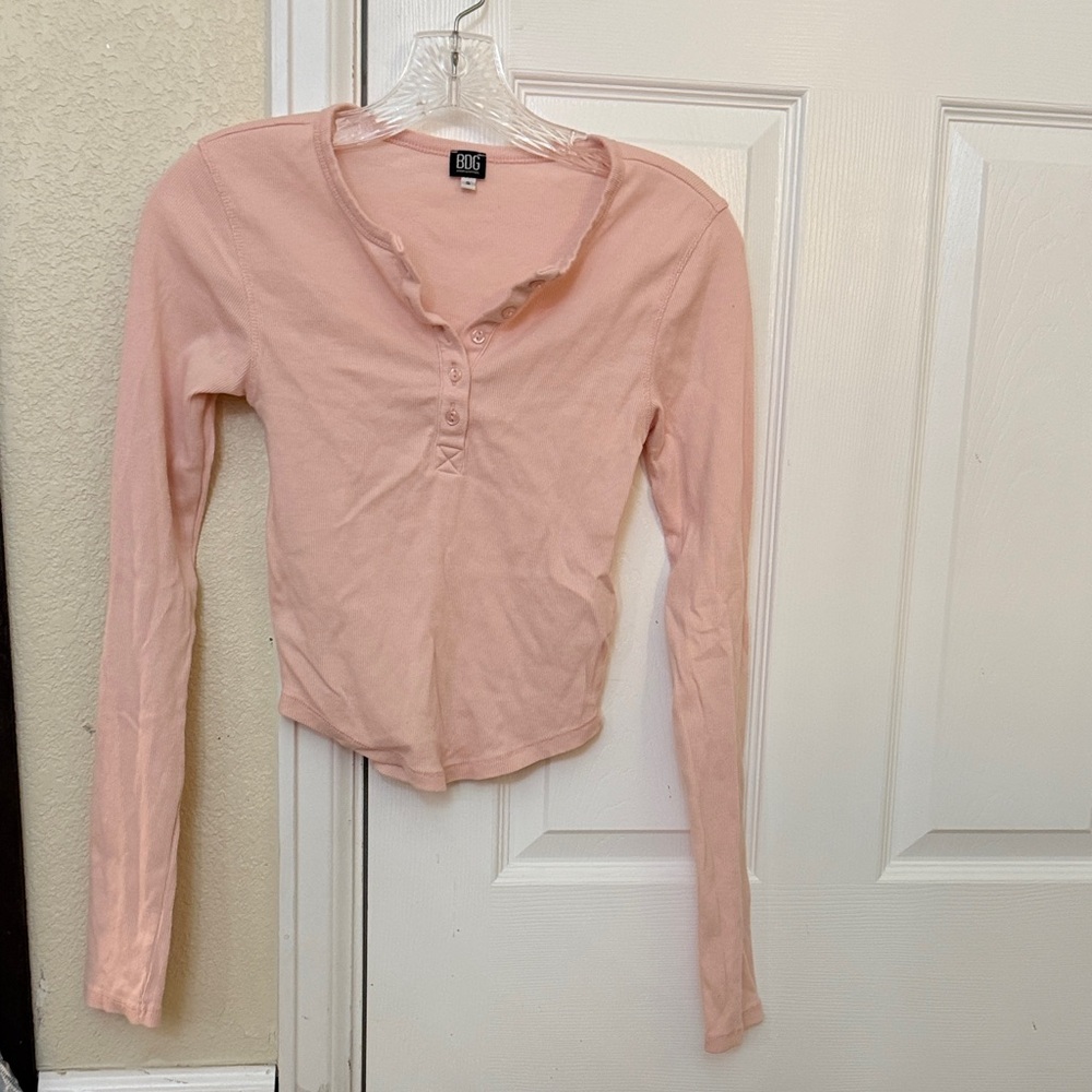 BDG Blush Long Sleeve Tee
